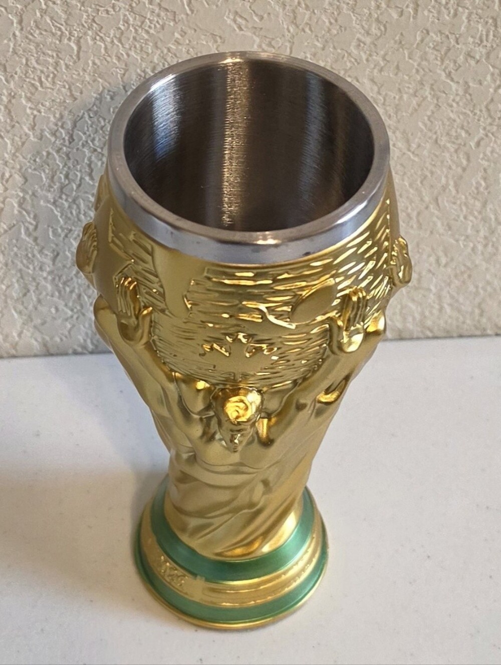 2026 World Cup champion trophy fan beer mug cup stainless steel copa mundial - Picture 3 of 14